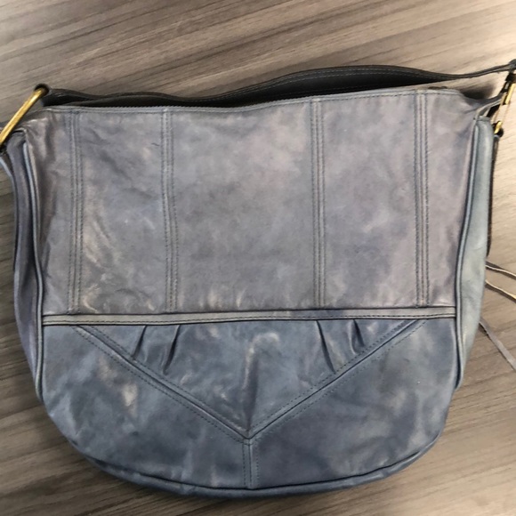 Juicy Couture Colonial Blue Leather XLARGE Hobo - Picture 2 of 13